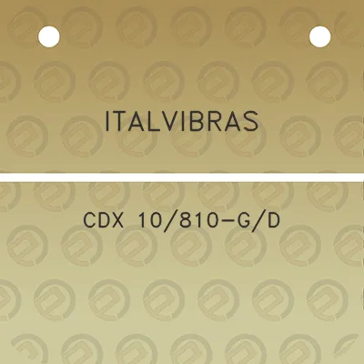 italvibras-cdx-10810-gd