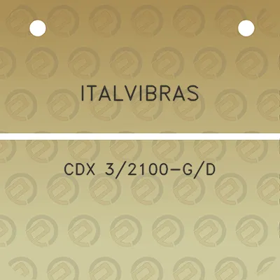 italvibras-cdx-32100-gd