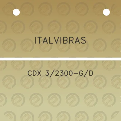 italvibras-cdx-32300-gd