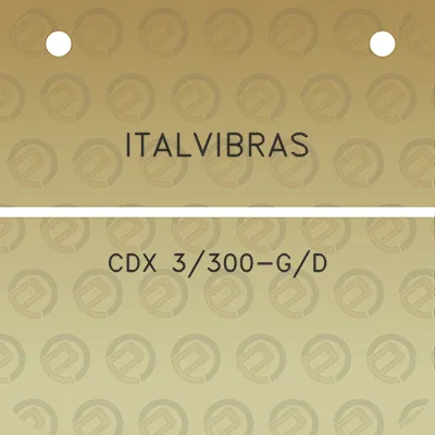 italvibras-cdx-3300-gd