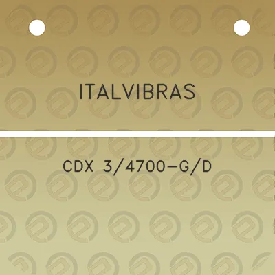 italvibras-cdx-34700-gd