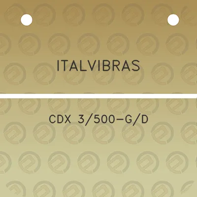 italvibras-cdx-3500-gd