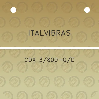 italvibras-cdx-3800-gd