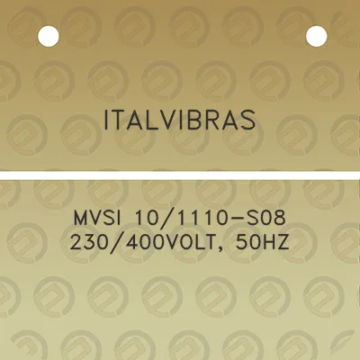 italvibras-mvsi-101110-s08-230400volt-50hz