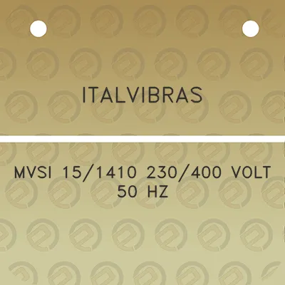 italvibras-mvsi-151410-230400-volt-50-hz