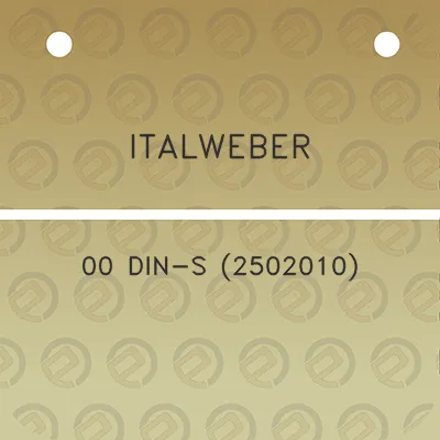 italweber-00-din-s-2502010