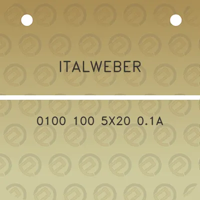 italweber-0100-100-5x20-01a