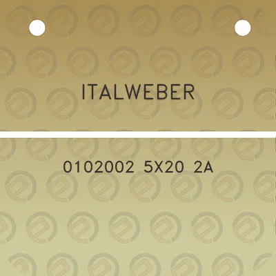 italweber-0102002-5x20-2a