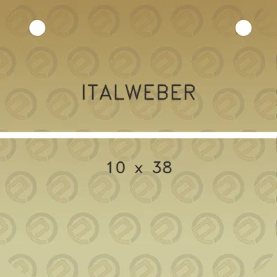 italweber-10-x-38