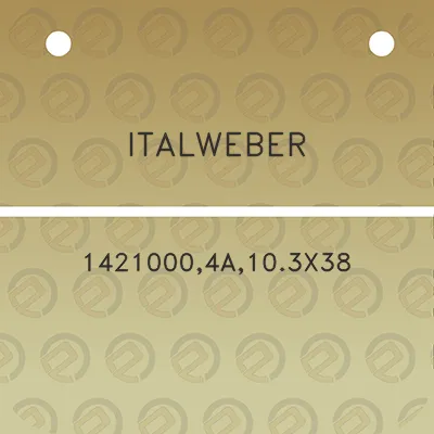 italweber-14210004a103x38