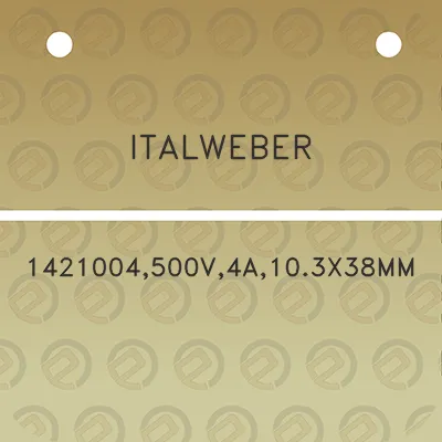 italweber-1421004500v4a103x38mm