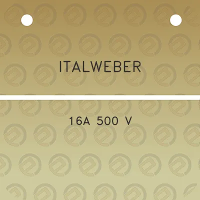 italweber-16a-500-v