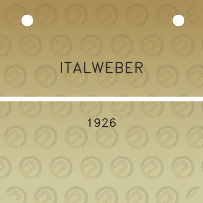 italweber-1926