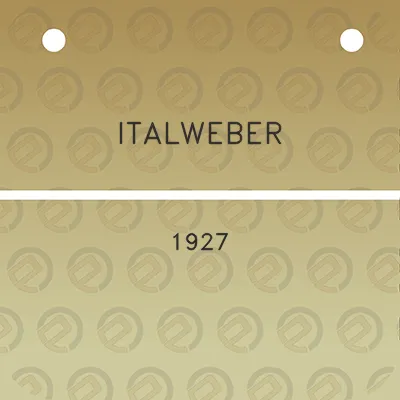 italweber-1927