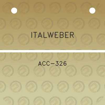 italweber-acc-326