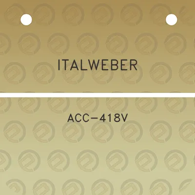 italweber-acc-418v