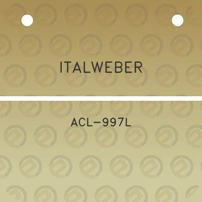 italweber-acl-997l