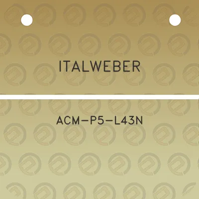 italweber-acm-p5-l43n