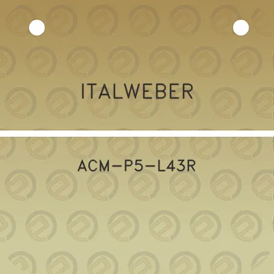 italweber-acm-p5-l43r