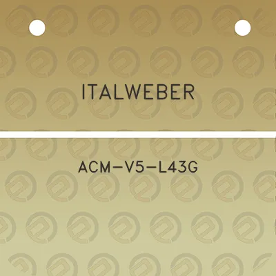 italweber-acm-v5-l43g