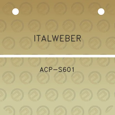 italweber-acp-s601