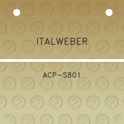 italweber-acp-s801