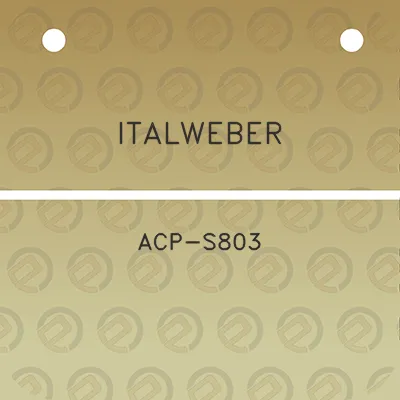 italweber-acp-s803