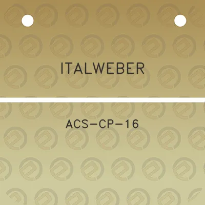 italweber-acs-cp-16