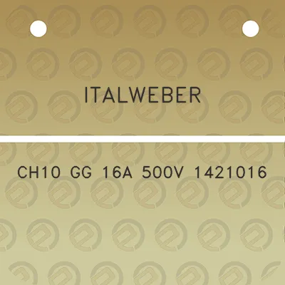 italweber-ch10-gg-16a-500v-1421016