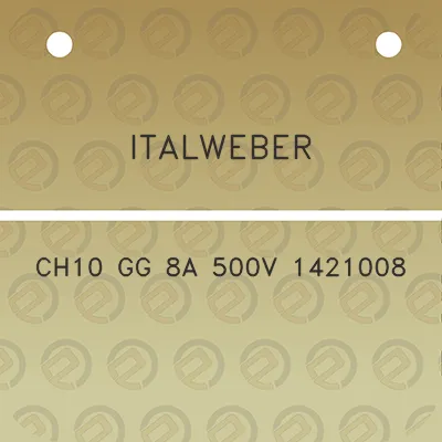 italweber-ch10-gg-8a-500v-1421008