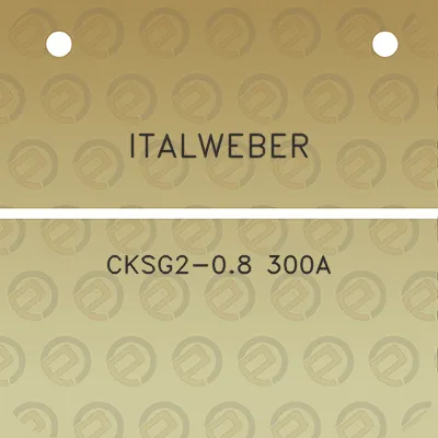 italweber-cksg2-08-300a