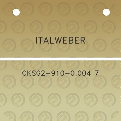 italweber-cksg2-910-0004-7