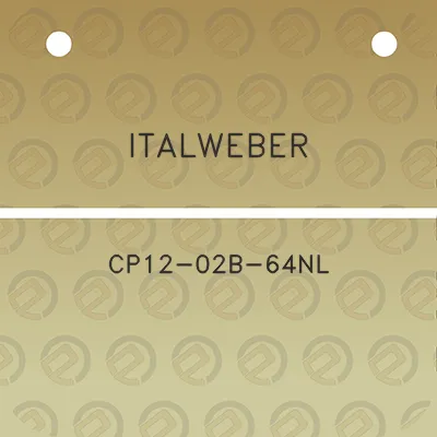 italweber-cp12-02b-64nl