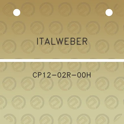 italweber-cp12-02r-00h