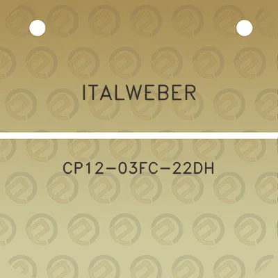 italweber-cp12-03fc-22dh