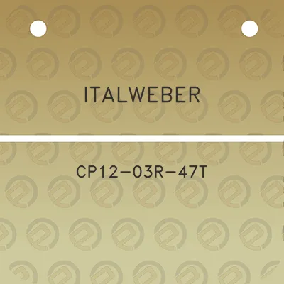 italweber-cp12-03r-47t