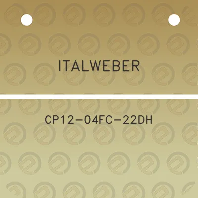 italweber-cp12-04fc-22dh