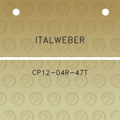 italweber-cp12-04r-47t