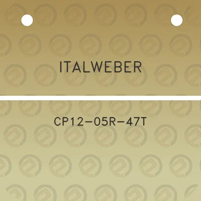 italweber-cp12-05r-47t