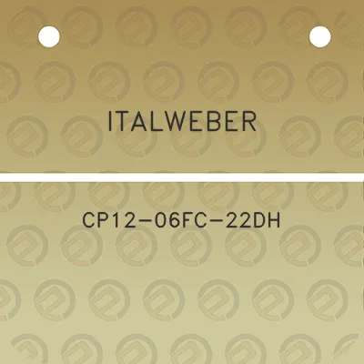 italweber-cp12-06fc-22dh