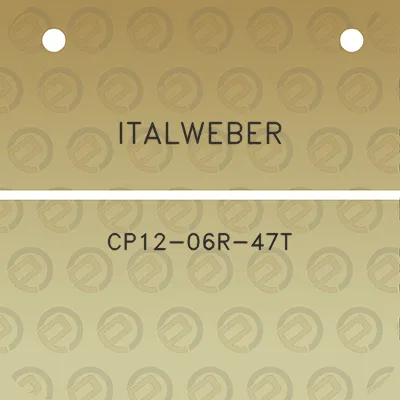 italweber-cp12-06r-47t