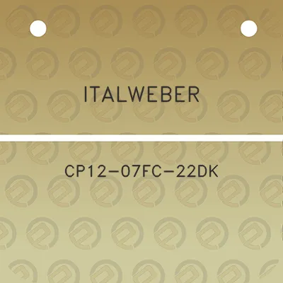 italweber-cp12-07fc-22dk