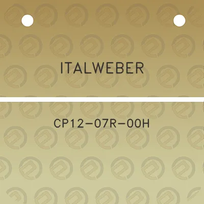 italweber-cp12-07r-00h