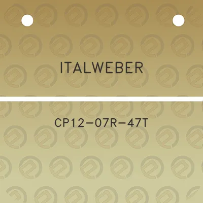 italweber-cp12-07r-47t