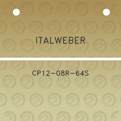 italweber-cp12-08r-64s