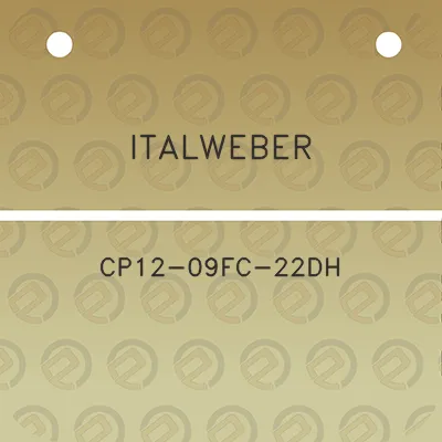 italweber-cp12-09fc-22dh