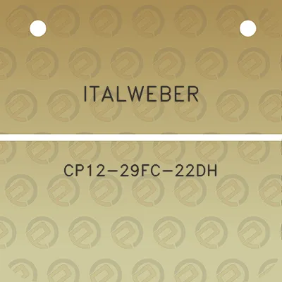 italweber-cp12-29fc-22dh