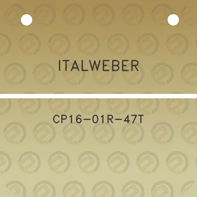 italweber-cp16-01r-47t