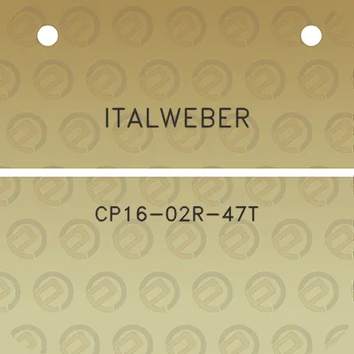 italweber-cp16-02r-47t