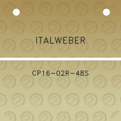 italweber-cp16-02r-48s